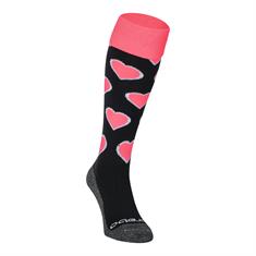 Brabo bc8320c socks hearts black/pink