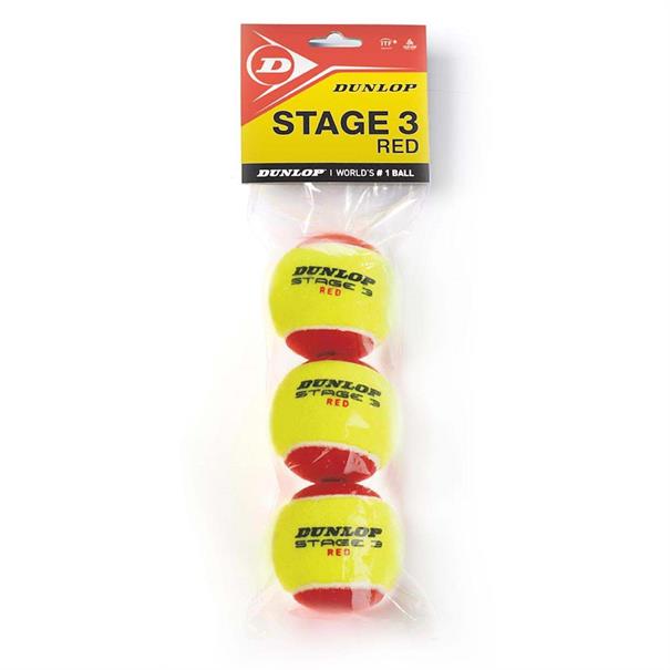 Dunlop stage 3 red 3 polybag