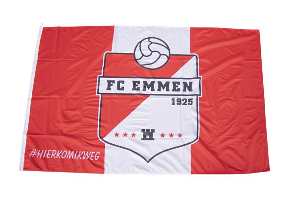 FC Emmen Vlag met logo 200x300