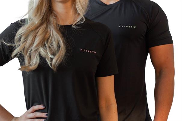 Fittastic Sportswear T-Shirt Bold Black