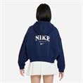 Nike Girls sportswear trend fleece full zip hoodie prnt