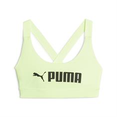 Puma mid impact puma fit bra